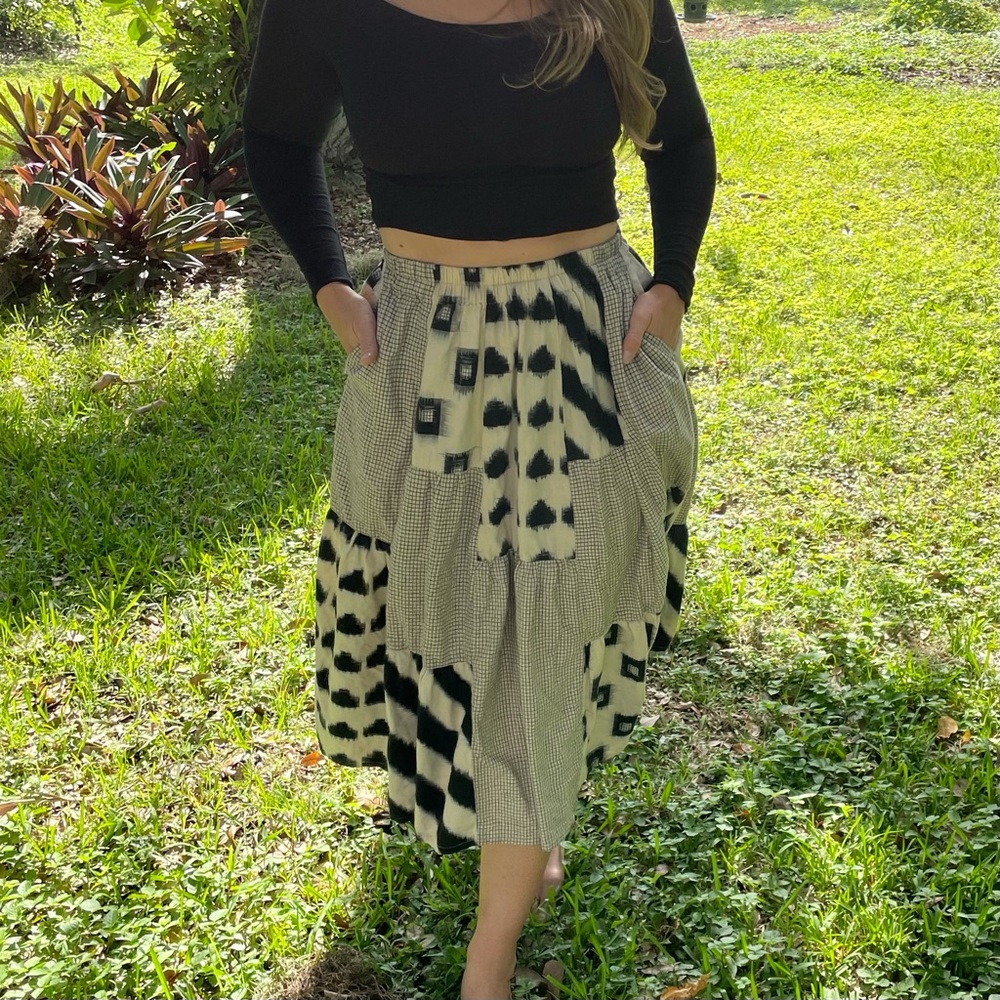 Vintage Indian Patchwork Skirt